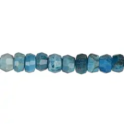 140200316626 Strang Button, Apatit (stab.), facettiert, 05-06 x 09-10mm (39cm) | Marco Schreier