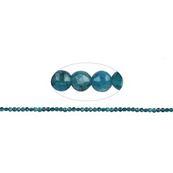 140200324021 Rangs de colliers, apatite (stab.), facettes, 04mm (38cm) | Marco Schreier