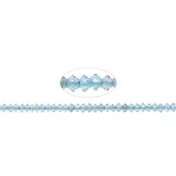 140200325420 Bottone/disco a filo, apatite, sfaccettato, 01 x 02 mm | Marco Schreier