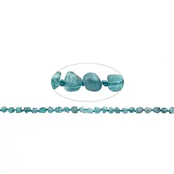 140200613102 Rang de colliers Nuggets, apatite (stab.), 07-10 mm (42cm) | Marco Schreier