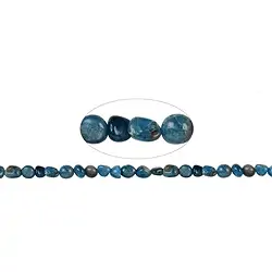 140200627226 Strand of nuggets, apatite (stab.), 07 - 08mm | wholesaler gems & healing stones