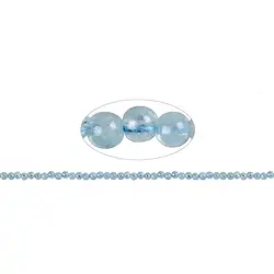 140220100220 String Beads, Aquamarine, 03mm | minerals trade - gems, healing stones & jewelry