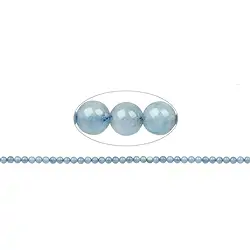 140220100320 Rang de collier boules, Aigue-marine, 04mm | Marco Schreier