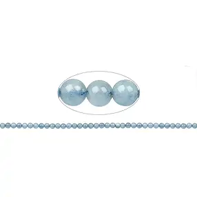 String Beads, Aquamarine, 04mm | minerals trade - gems, healing stones & jewelry