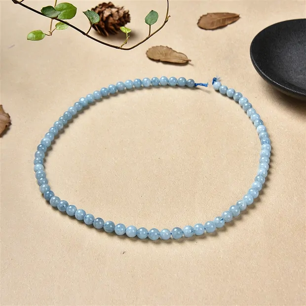 Strang Kugeln, Aquamarin, 05-06mm | Großhändler Edelsteine, Heilsteine & Schmuck