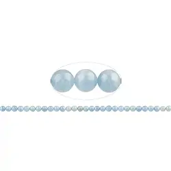 140220100521 Rang de collier boules, Aigue-marine, 06mm | Marco Schreier