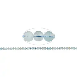 140220100573 Rang de collier boules, Aigue-marine/Héliodore (clair), 06mm | Marco Schreier