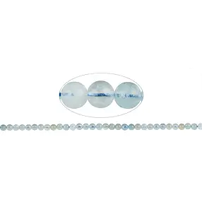 String Beads, Aquamarine/Heliodor (light) A, 06mm | Marco Schreier