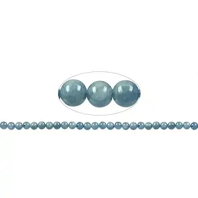 Strang Kugeln, Aquamarin, 07mm | Großhändler Edelsteine, Heilsteine & Schmuck