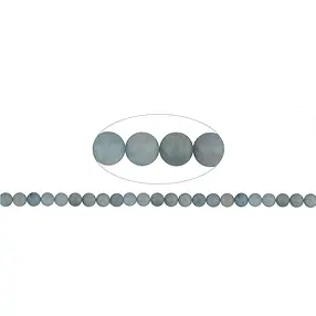 Strang Kugeln, Aquamarin, matt, 08mm (38cm) | Edelsteine, Heilsteine & Schmuck