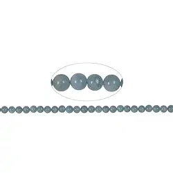 140220100821 String Beads, Aquamarine, 09mm | minerals trade - gems, healing stones & jewelry