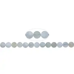 140220100929 String Beads, Aquamarine/Heliodor (light), 10mm | gems, healing stones & jewelry