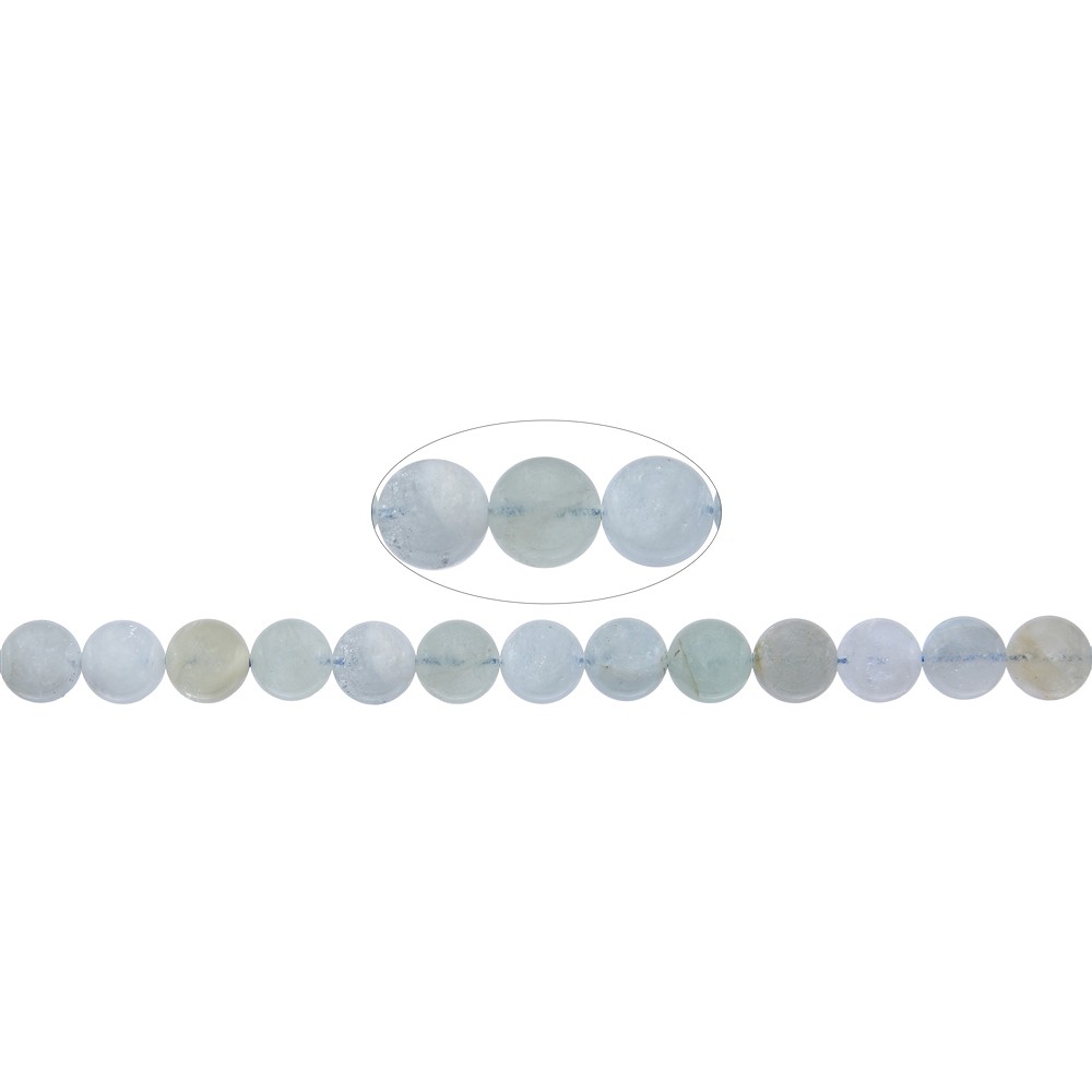 Strang Kugeln, Aquamarin/Heliodor (hell), 10mm | Marco Schreier