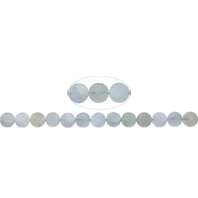 Rang de collier boules, Aigue-marine/Héliodore (clair), 10mm | Marco Schreier