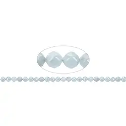 140220101821 Strang Kugeln, Aquamarin, facettiert, 08mm (39cm) | Marco Schreier