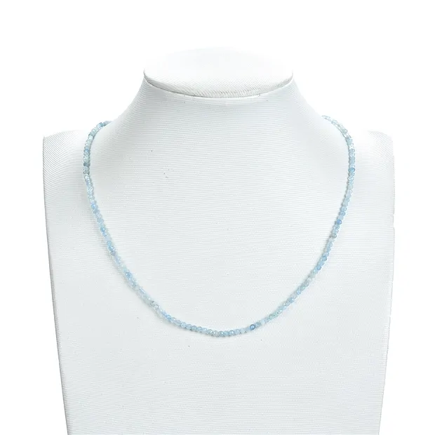 String Beads, Aquamarine, faceted, 02mm (39cm) | gems, healing stones & jewelry
