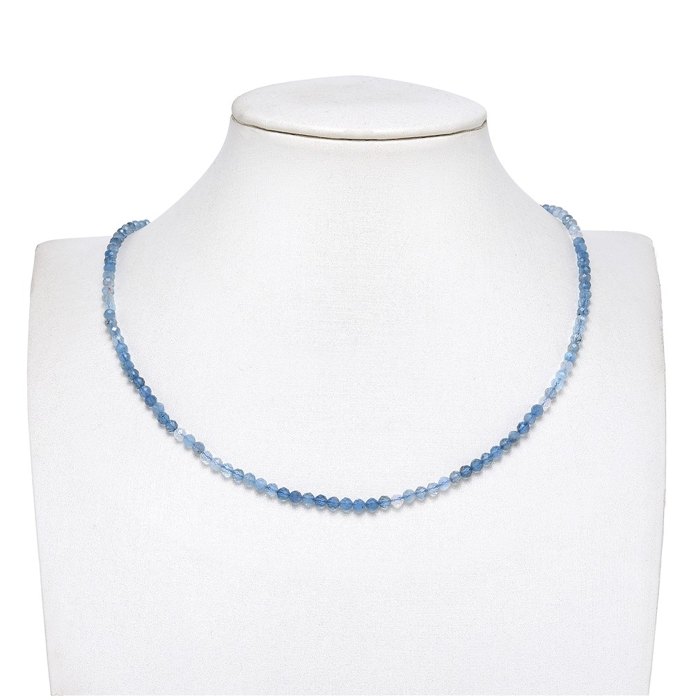 Bottone/palla, Acquamarina, 03,5 x 03,5 mm (39 cm) | Marco Schreier