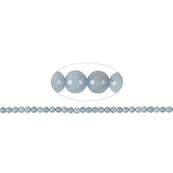 140220109022 Rang de collier boules, Aigue-marine A, 05-06mm | Marco Schreier