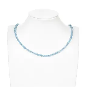 Strang Kugeln, Aquamarin, facettiert, 04mm | GH Edelsteine, Heilsteine & Schmuck