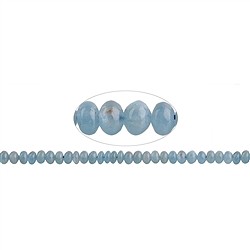 140220308420 Strang Button, Aquamarin B, 04 x 06mm | Edelsteine, Heilsteine & Schmuck-Handel