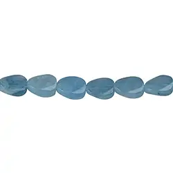 140220318922 Strang Linsen, Aquamarin A, leicht in sich gedreht, 10 x 08mm | Marco Schreier