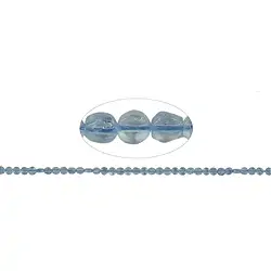 140220319022 Strang Coin/Hexagon, Aquamarin, 05-06mm | GH Edelsteine, Heilsteine & Schmuck