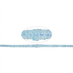 140220408324 Filo di monete, Acquamarina A, sfaccettata, 04 - 08 mm (48 cm) | Marco Schreier