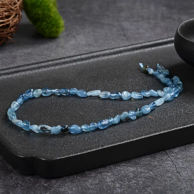 Strang Nuggets, Aquamarin, 06 - 08mm (38cm) | Edelsteine, Heilsteine & Schmuck