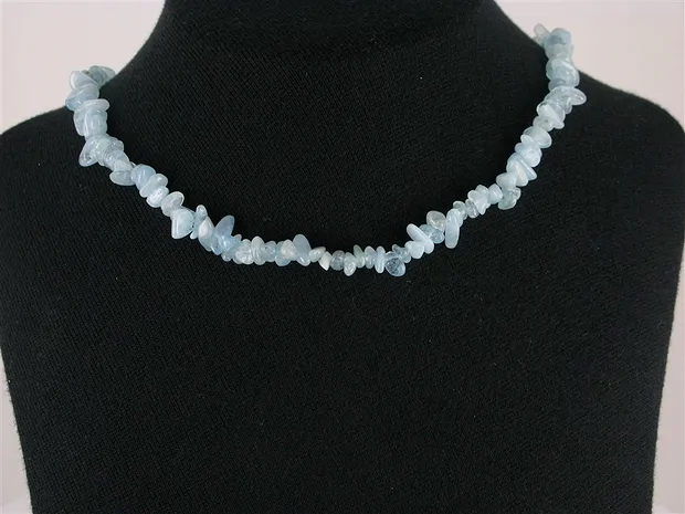 Strand splitter, Aquamarine, 02-04 x 05-10mm (88cm) | Marco Schreier