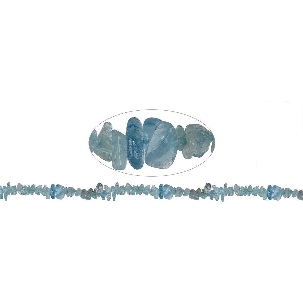 strand splitter, Aquamarine, 03-04 x 08-14mm | wholesaler gems & healing stones