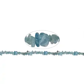 Strang Splitter, Aquamarin, 03-04 x 08-14mm | Edelsteine, Heilsteine & Schmuck