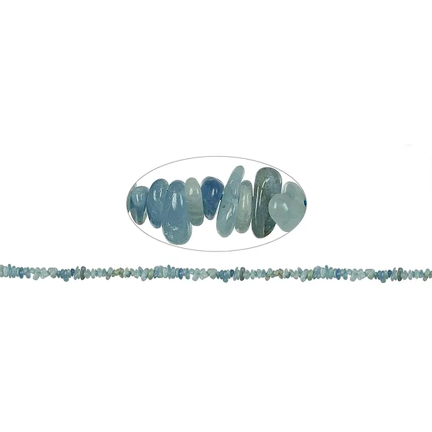 Strang Splitter, Aquamarin, 02-04 x 05-10mm | Edelsteine, Heilsteine & Schmuck