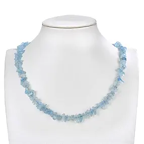 Strang Chips, Aquamarin, 02-04 x 08-10mm | GH Edelsteine, Heilsteine & Schmuck
