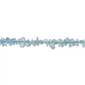 Strang Chips, Aquamarin, 02-04 x 08-10mm | GH Edelsteine, Heilsteine & Schmuck