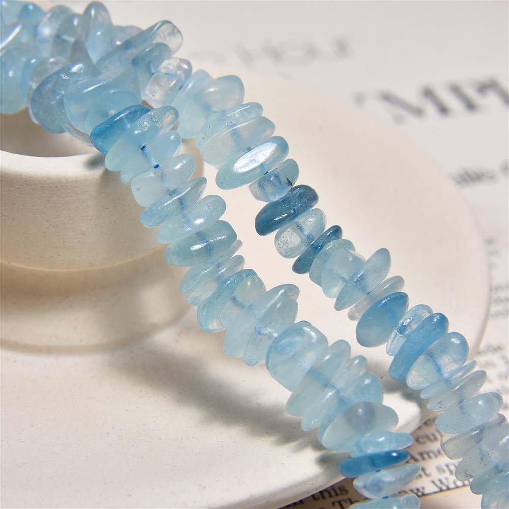strand splitter, Aquamarine, 02-04 x 08-10mm | wholesaler gems & healing stones