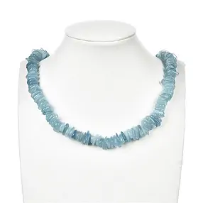 Rang de colliers, Aigue-marine (bleu), 03-05 x 12-15mm | Marco Schreier