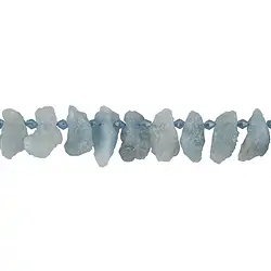 140220623201 Strang Nuggets, Aquamarin, 07-12 x 15-20mm (39cm) | Marco Schreier
