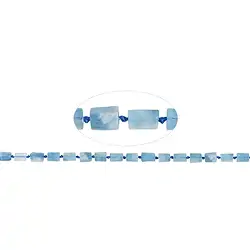 140220626220 Rang de colliers, Aigue-marine, 10 x 06mm (42cm) | Marco Schreier