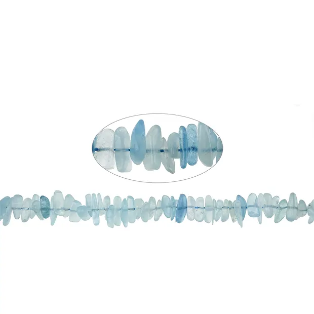 Strang Nuggets "Zahn", Aquamarin, 03-05 x 10-20mm | Marco Schreier