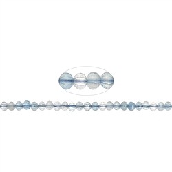 140220708722 Rang de colliers Boutons/Lanterne, Aigue-marine A, 03 x 04mm, facettes | Marco Schreier