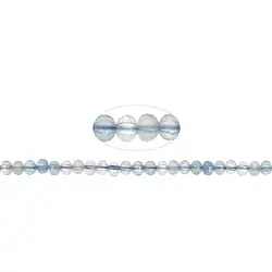 140220708722 Cordón botón/linterna, Aguamarina A, 03 x 04mm, facetado | Marco Schreier