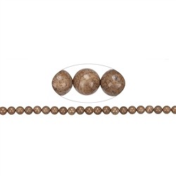 140230100720 String Beads, Aragonite (Eichenberg), 08mm | wholesaler gems & healing stones