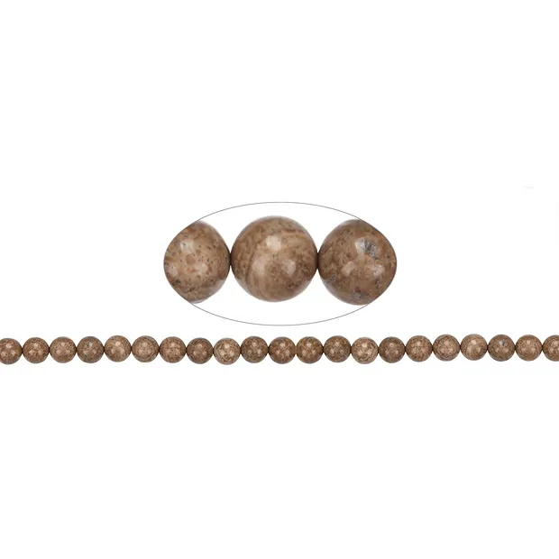 Filo di perle, aragonite (Eichenberg), 08 mm | grossista gemme e pietre curative