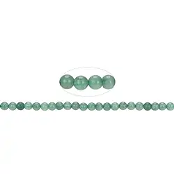 140310100320 Rang de collier boules, Aventurine, 04mm | Marco Schreier