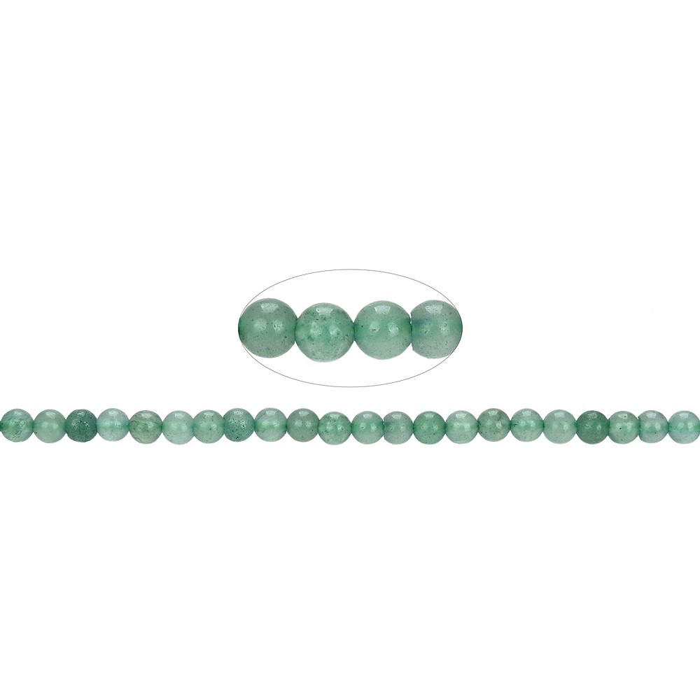 Strang Kugeln, Aventurin, 04mm | Großhändler Edelsteine, Heilsteine & Schmuck