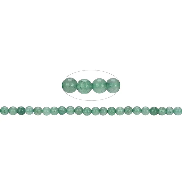 Rang de collier boules, Aventurine, 04mm | Marco Schreier