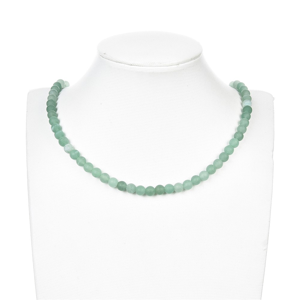 Filo di perline, avventurina, opaco, 06 mm | grossista gemme e pietre curative