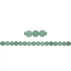 140310100510 Rang de collier boules, Aventurine, mat, 06mm | Marco Schreier