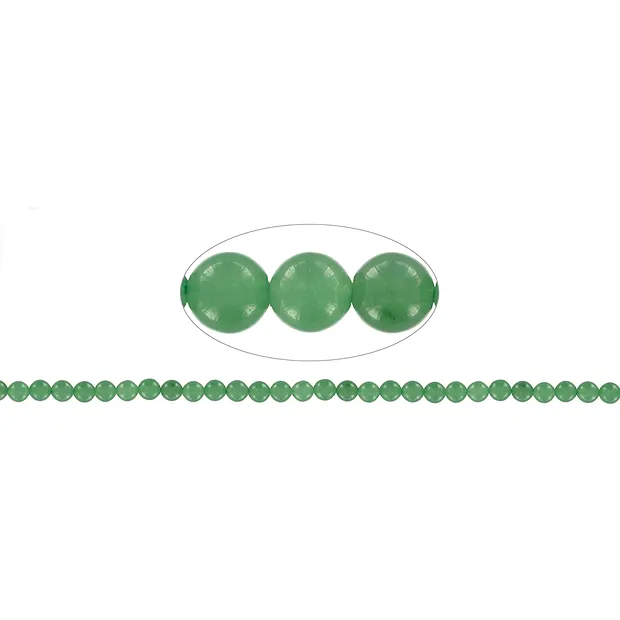 Rang de collier boules, Aventurine, 06mm | Marco Schreier