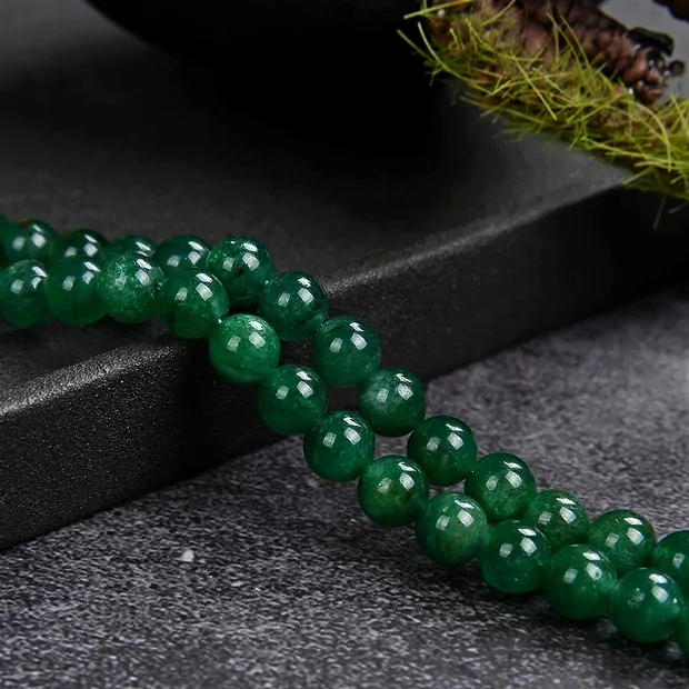 String Beads, aventurine (star aventurine), 06mm | Marco Schreier